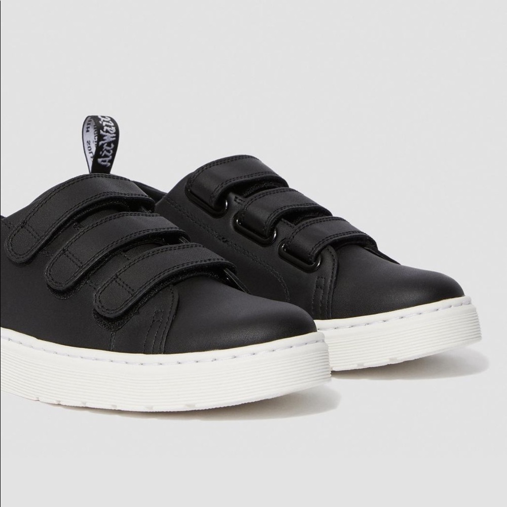Dr. Martens Black Dante Strap Sneakers - Picture 2 of 13